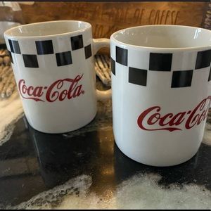 2 Coca Cola coffee mugs